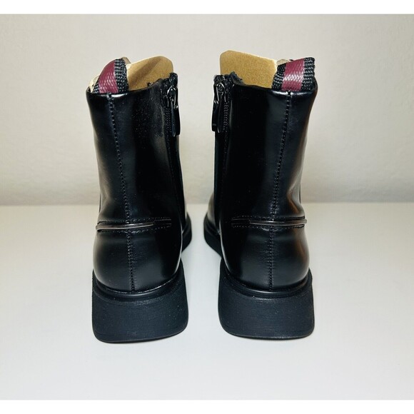 *NEW* Franco Sarto Bealy Black Leather Ankle Booties Women's SIZE 6 - Picture 3 of 12